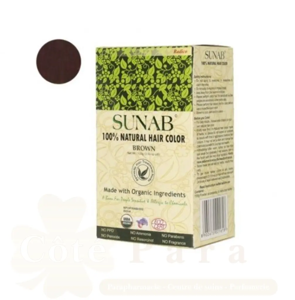 RADICO SUNAB ORGANIC HAIR COLOUR BROWN