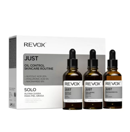 REVOX B77 JUST OIL CONTROL SKINCARE ROUTINE 3*30ml