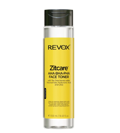 REVOX B77 ZITCARE AHA.BHA.PHA. ACTIVE FACE TONER, 250ml
