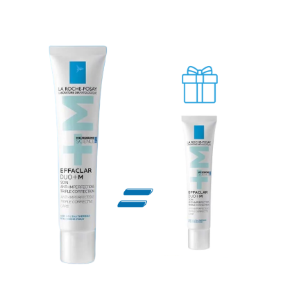 ROCHE POSAY EFFACLAR DUO+ M 40ML + EFFACLAR DUO+ M 15ML OFFERT