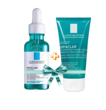 ROCHE POSAY EFFACLAR SERUM ULTRA CONCENTRE 30ML + EFFACLAR GEL MICRO 15ML...