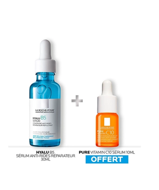ROCHE POSAY HYALU B5 SERUM ANTI RIDES 30ML + SERUM PURE VIT...