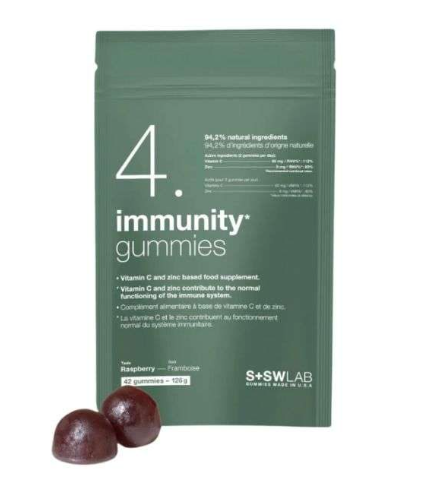 S+SWLAB IMMUNITY 42 GUMMIES GOUT FRAMBOISE