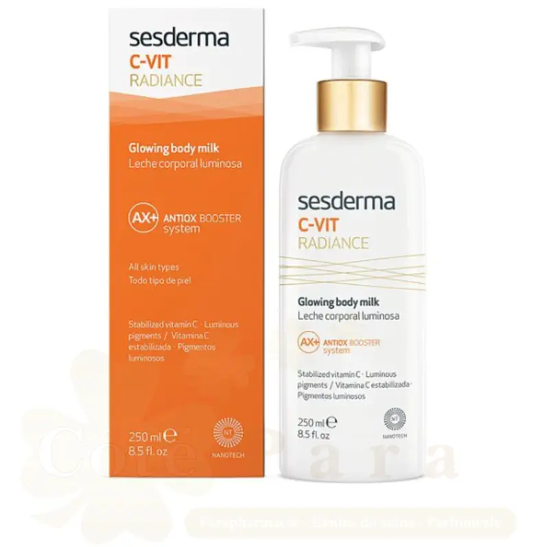 SESDERMA C VIT RADIANCE LAIT CORPS PEAU SECHE 250ML