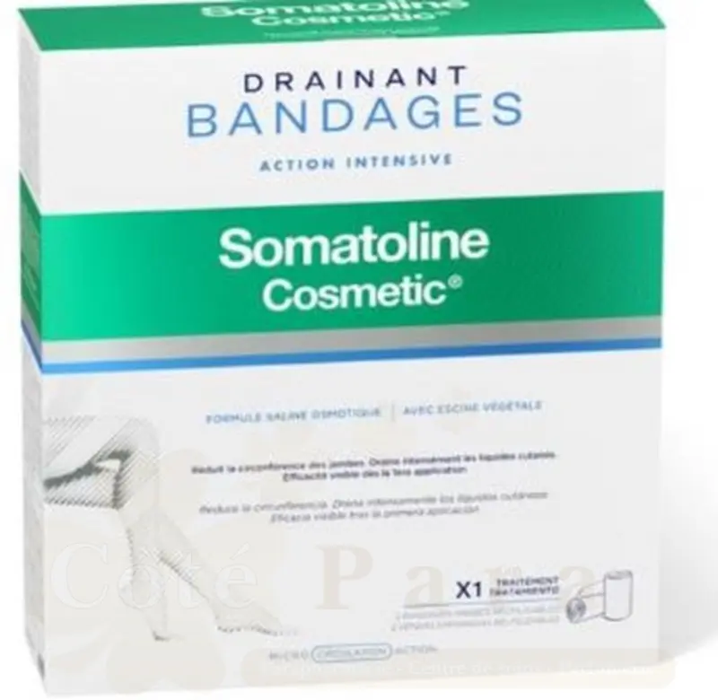 SOMATOLINE BANDAGE ROMODELANT ET DRAINANT KIT*2