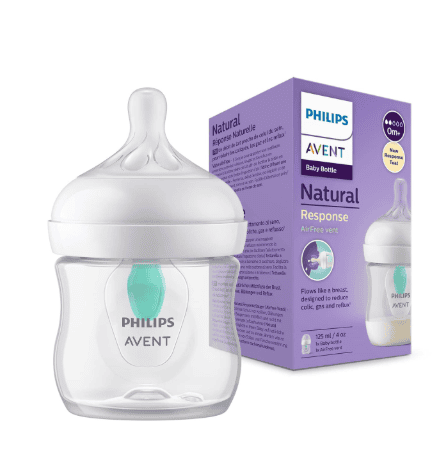 AVENT BIBERON NATURAL RESPONSE AIRFREE VENT 0M+ 125ML SCY670/01