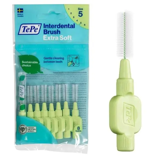 TEPE BROSSETTES INTERDENTAIRES ORANGE 0.45MM TAILLE 1 *6 18126/2