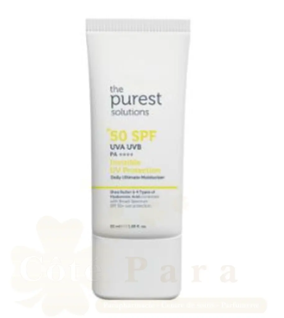 THE PUREST SOLUTIONS INVISIBLE UV PROTECTION SPF50+ 50ML