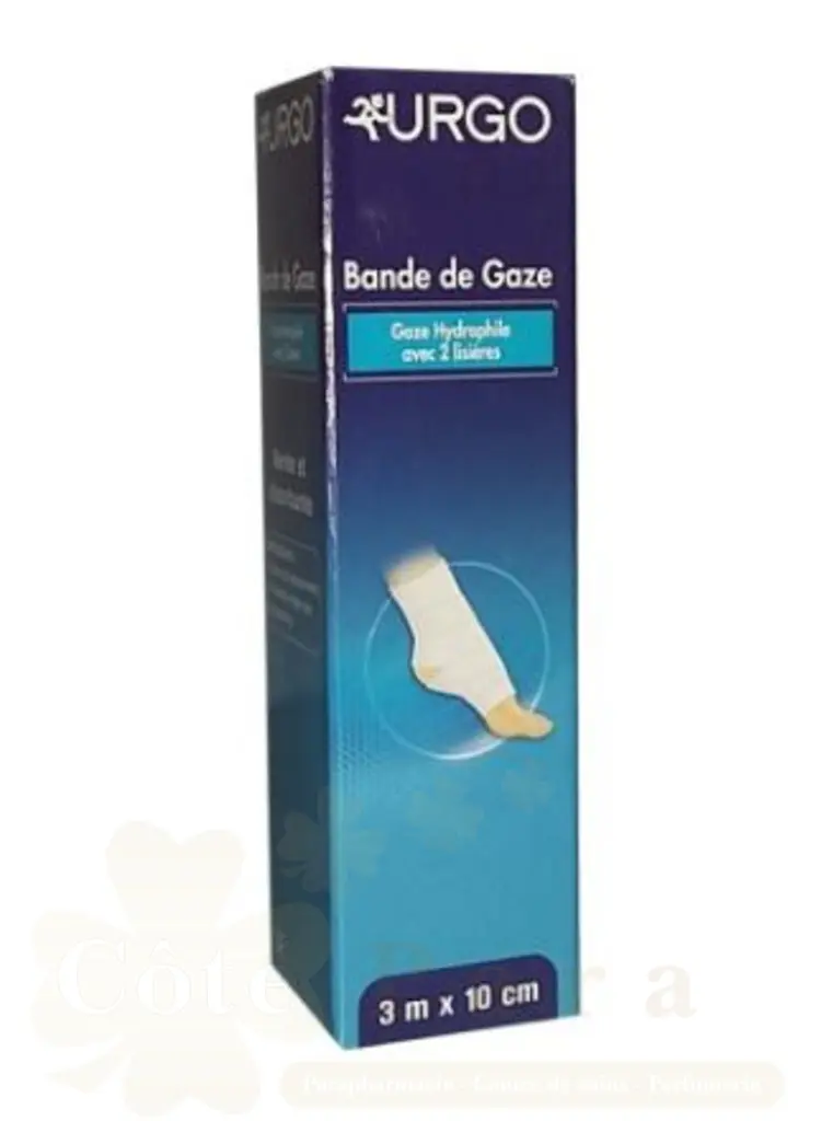 URGO BANDE GAZ LISIERE 3MX5CM NEW