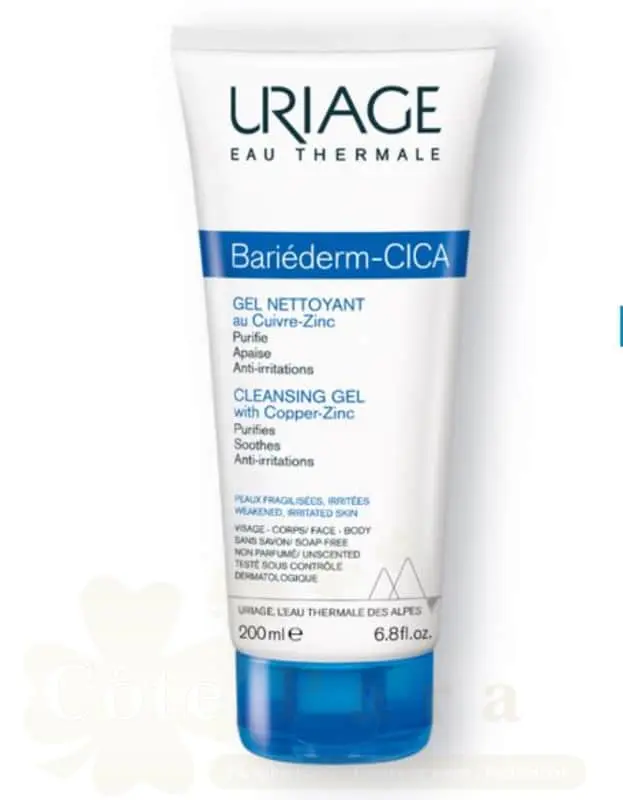 URIAGE BARIEDERM CICA GEL NETTOYANT 200ML NEW