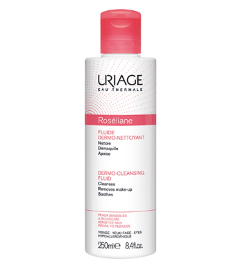 URIAGE ROSELIANE FLUIDE DERMO NETTOYANT 250ML NEW
