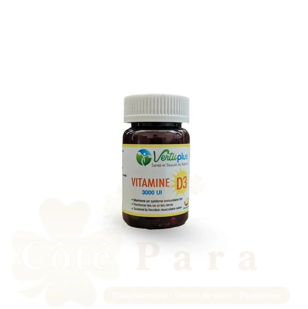 VERTUPLUS VITAMINE D3 60 CAPSULES