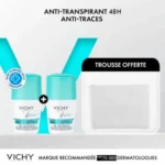 VICHY DEO BILLE ANTI TRANSPIR 48H ANTI TRACES 50ML LOT DE 2...