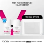 VICHY DEO BILLE ECLAIRCISSANT 50ML LOT DE 2 + TROUSSE OFFERTE