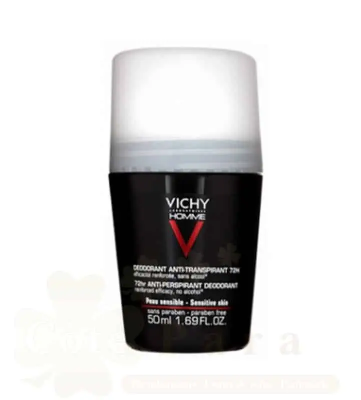 VICHY HOMME DEO BILLE ANTI-TRANSPIR 72H 50ML