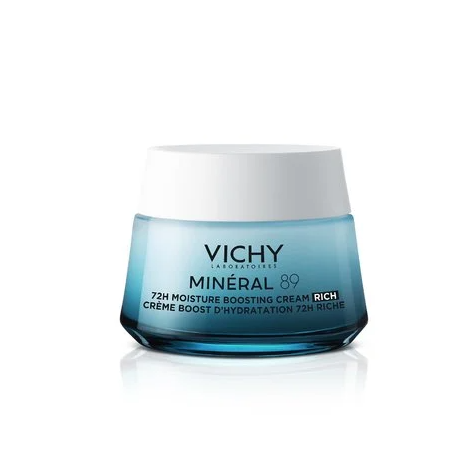 VICHY MINERAL 89 CREME BOOST D’YDRATATION RICHE 72H 50ML