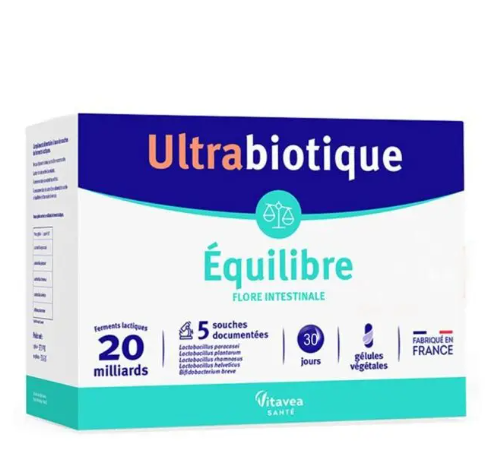 VITAVEA ULRABIOTIQUE EQUILIBRE 373MG 30 GELULES