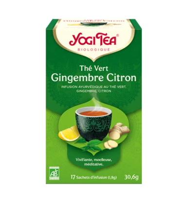 YOGI TEA THE VERT GINGEMBRE CITRON 17*1.8G