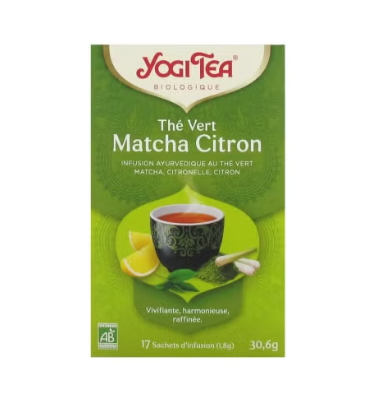YOGI TEA THE VERT MATCHA CITRON 17*1.8G