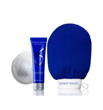 ZO SKIN DUAL ACTION SCRUB 58G + EXFOLIATING MITT