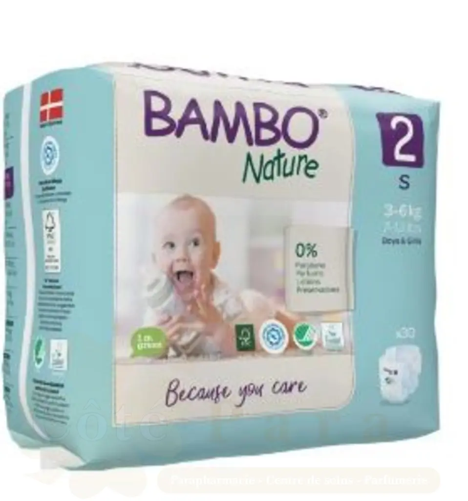 BAMBO NATURE COUCHE S T2 3-6KG 30U