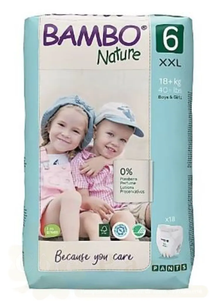 BAMBO NATURE CULOTTE D’APPRENTISSAGE T6+18KG 18U