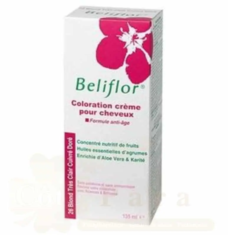 BELIFLOR COLORATION 26 BLOND TRES CLAIR CUIVRE DORE