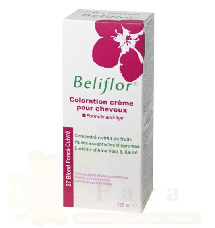 BELIFLOR COLORATION 27 BLOND FONCE CUIVRE