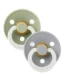BIBS COLOUR 2 SUCETTES SAGE GLOW/CLOUD GLOW TAILLE 1 REF 110267