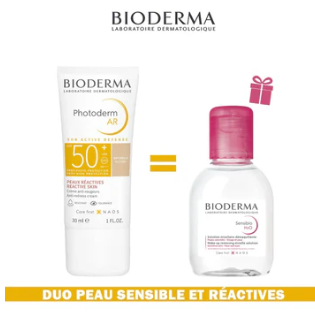 BIODERMA COFFRET PHOTODERM AR SPF50+ 30ML + SENSIBIO H2O 100ML