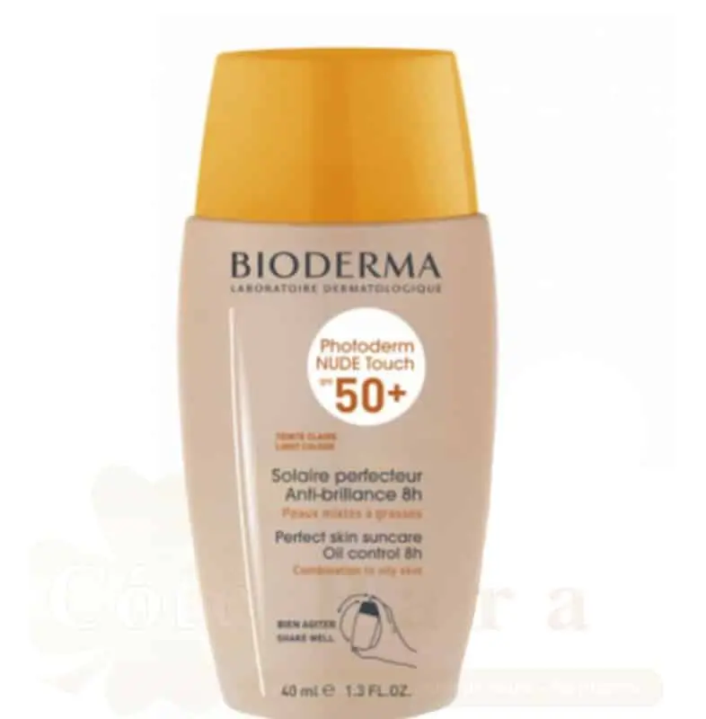 BIODERMA PHOTODERM NUDE TOUCHE TEINTE CLAIR SPF50+ 40ML NEW