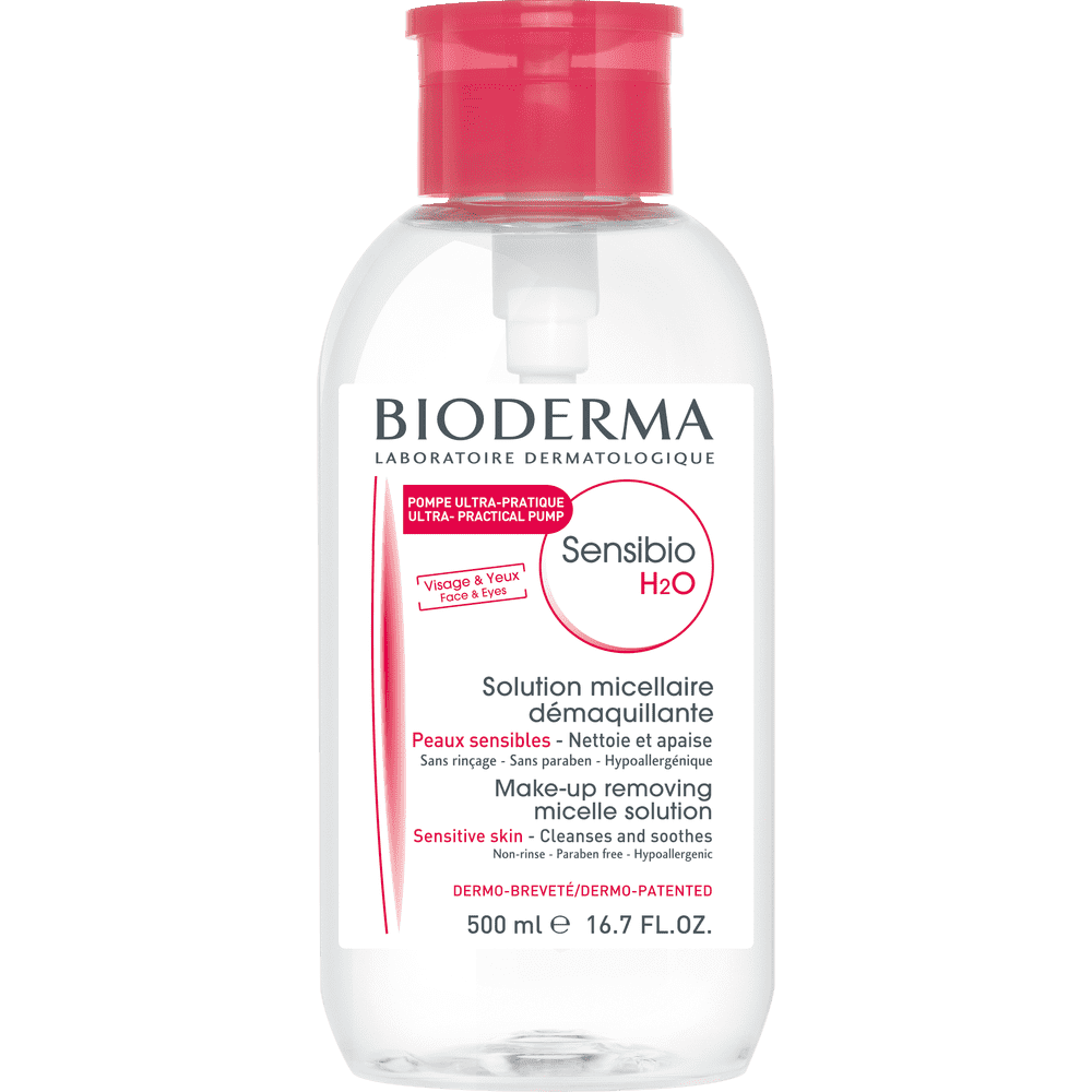 BIODERMA SENSIBIO H2O POMPE 500 ML