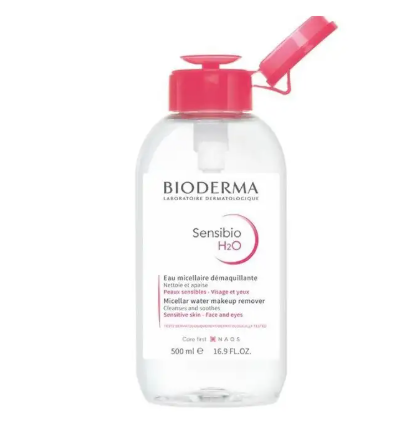 BIODERMA SENSIBIO H2O POMPE 500ML