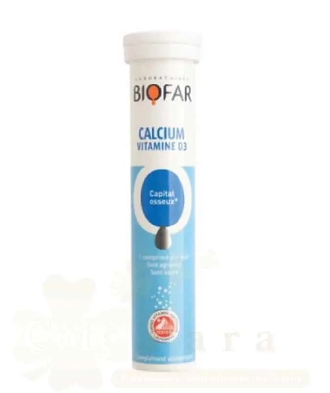 BIOFAR CALCIUM VITAMINE D3 BOITE 20CP