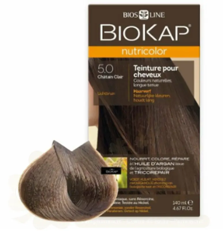 BIOKAP NUTRICOLOR 5.0 CHATAIN CLAIR NEW