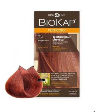 BIOKAP NUTRICOLOR 7.4 ROUGE CUIVRE NEW