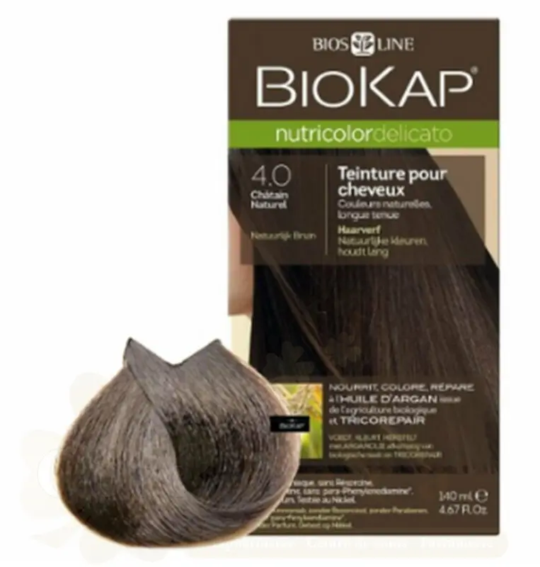 BIOKAP NUTRICOLOR DELICATO 4.0 CHATAIN NATUREL