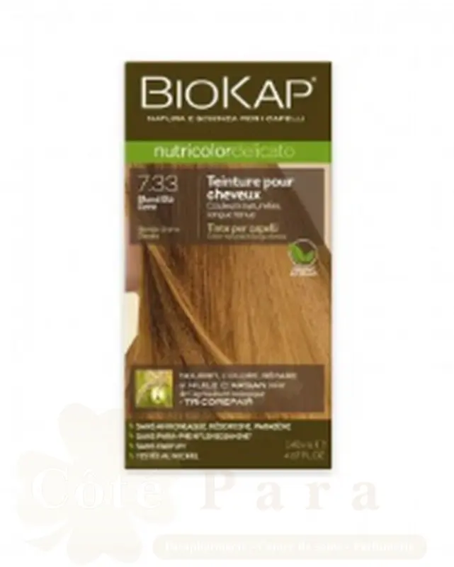 BIOKAP NUTRICOLOR DELICATO 7.0 BLOND MOYEN NATUREL 140ML