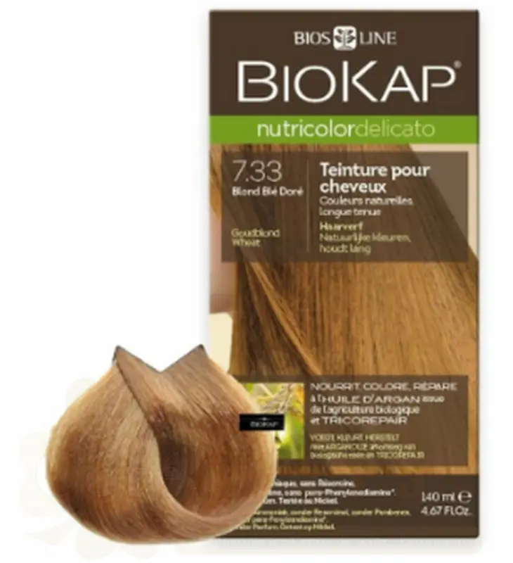 BIOKAP NUTRICOLOR DELICATO RAPID 7.33 BLOND BL? DOR?