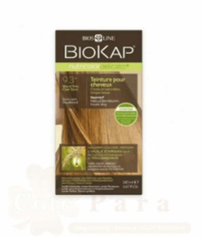 BIOKAP NUTRICOLOR DELICATO RAPID 9.3 BLOND TRES CLAIR DORÉ