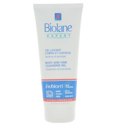BIOLANE GEL LAVANT CORPS ET CHEVEUX 200ML