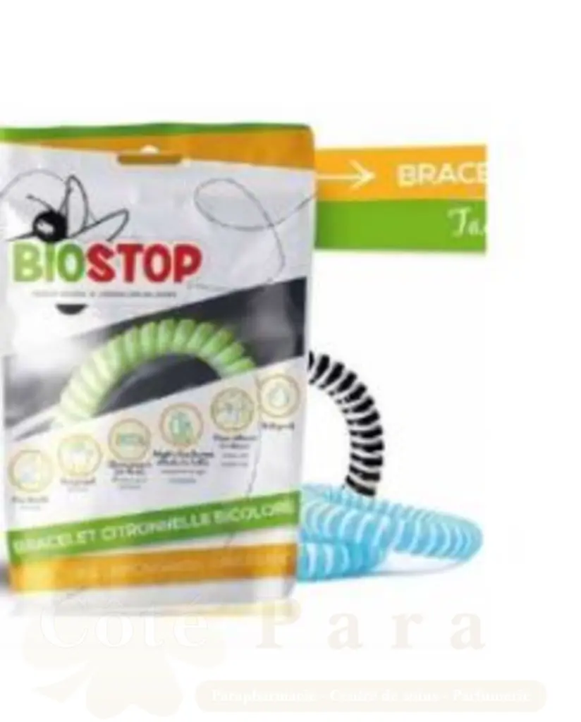BIOSTOP BRACELET CITRONNELLE BICOLORE