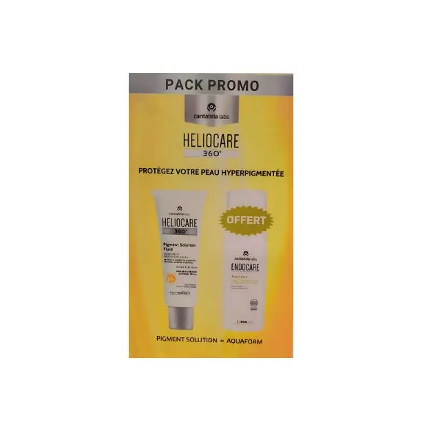 CANTABRIA HELIOCARE COFFRET PIGMENT SOLUTION FLUIDE 50 ML + ENDOCARE AQUAFORM 125...
