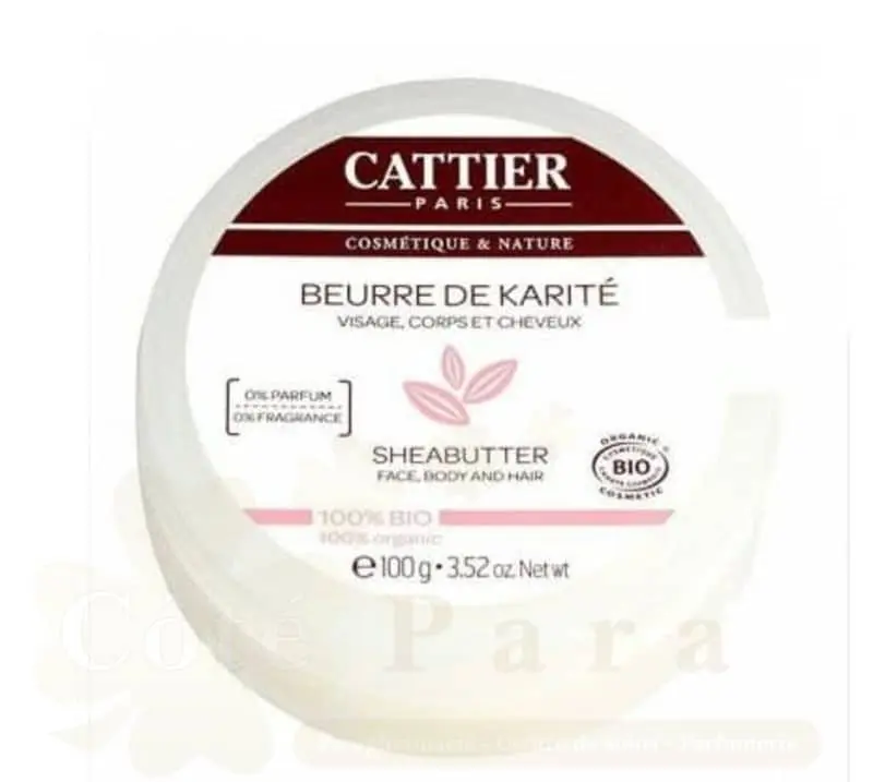 CATTIER BEURRE DE KARITE NATURE 100G