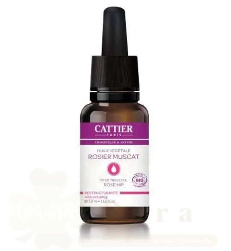 CATTIER HUILE VEGETALE ROSIER MUSCAT BIO 50ML
