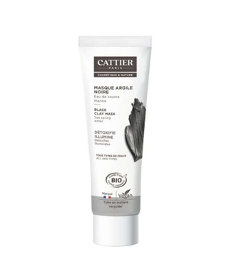 CATTIER MASQUE ARGILE NOIRE BIO 100ML