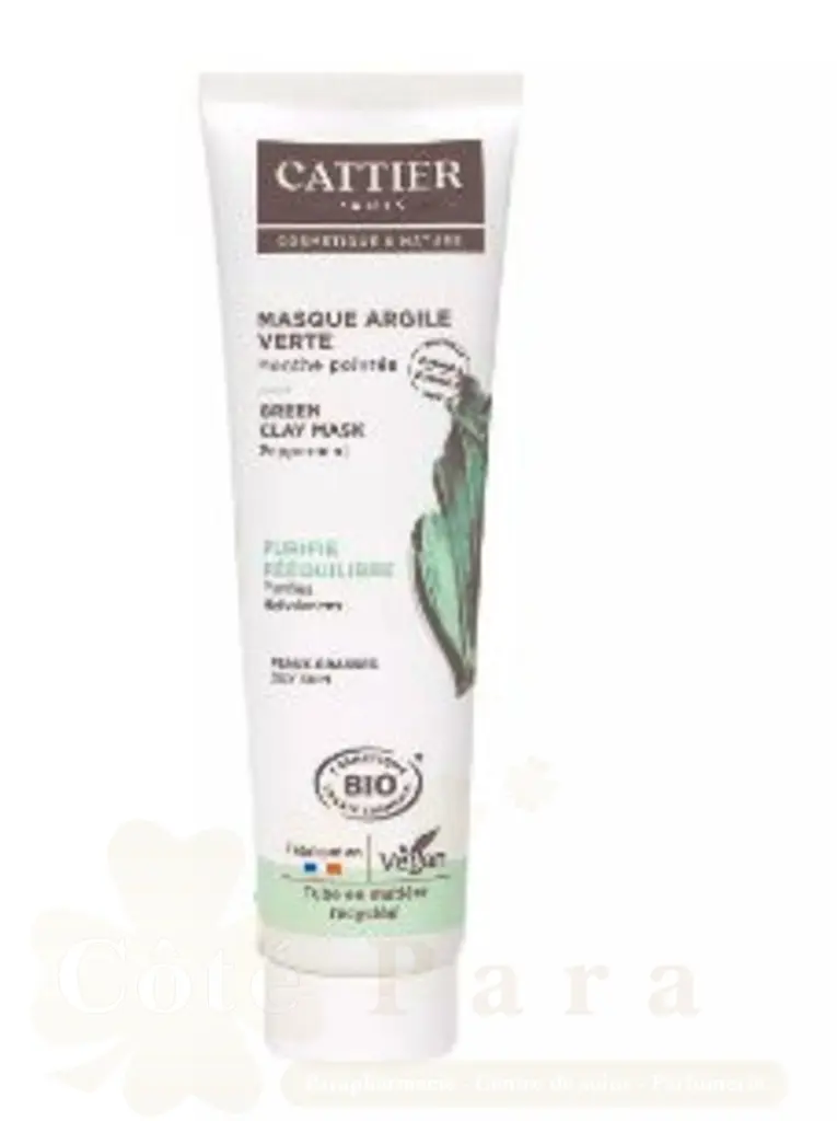 CATTIER MASQUE ARGILE VERTE 100ML NEW