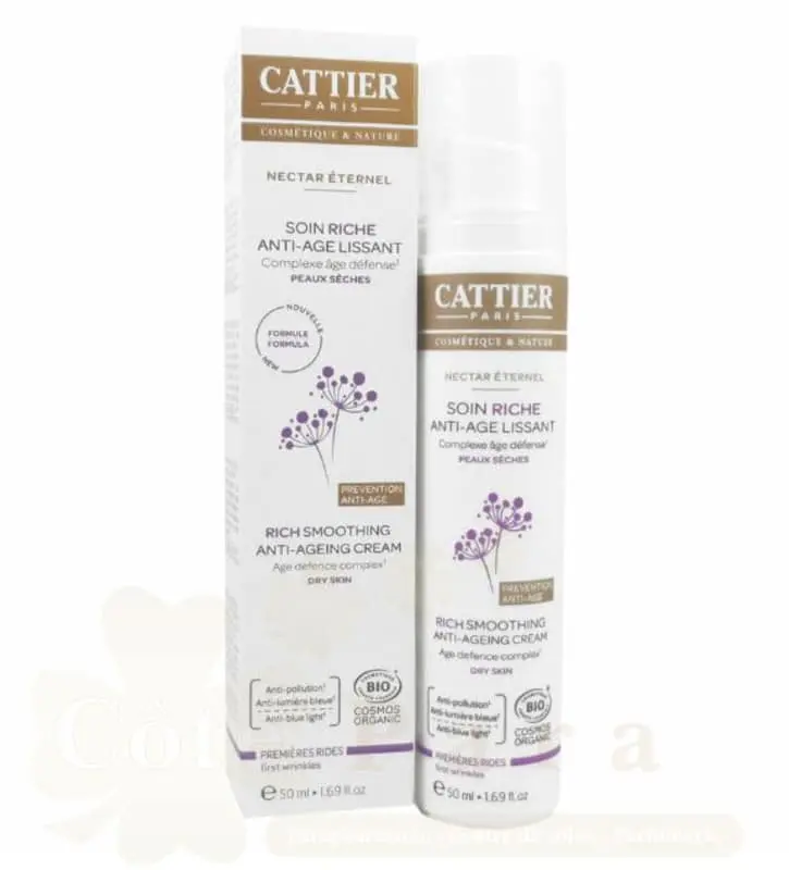 CATTIER SOIN RICHE ANTI AGE ANTI RIDES NECTAR ETERNEL 50 ML