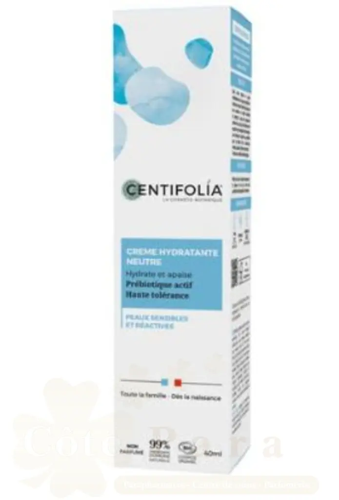CENTIFOLIA CREME HYDRATANTE VISAGE NEUTR PREBIOTIQUE 40ML