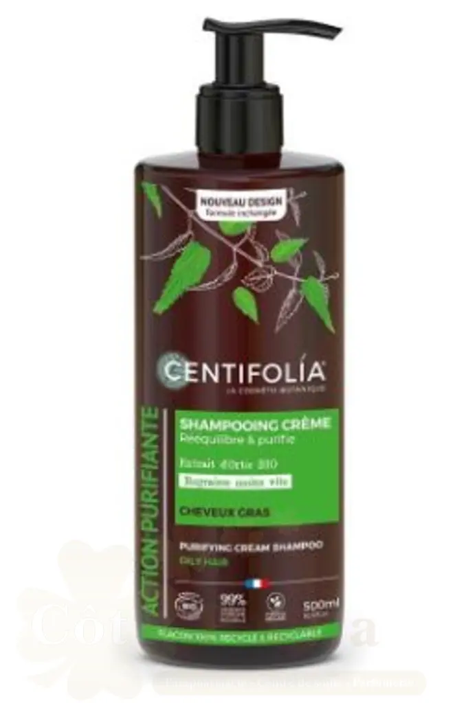 CENTIFOLIA SHAMPOING CREME PURIFIANT CHEVEUX GRAS 500ML